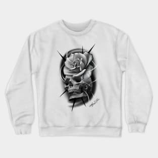 Rose Skull Crewneck Sweatshirt